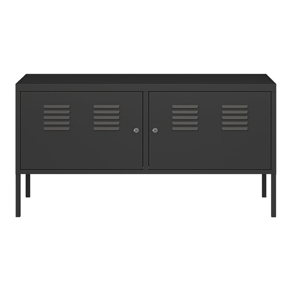 Sideboard Pyhtää 118x40x60cm ocel [en.casa]