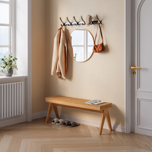 Lavice Lasdarvoo 120x35x45 cm bambus přírodní [en.casa]