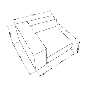 Sofa modul Suldal [en.casa]