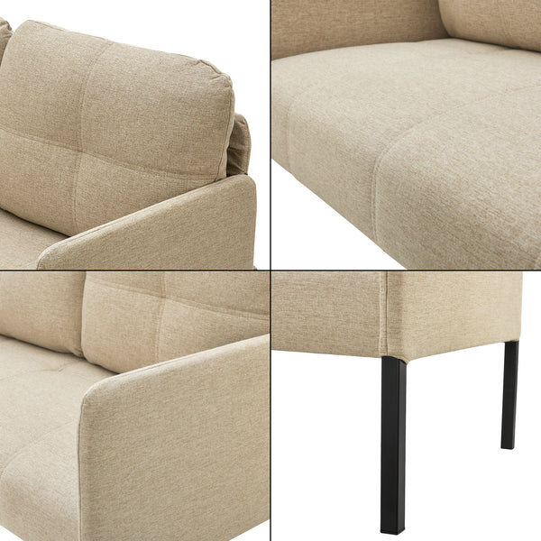 Sofa Reichling 2-místné v různých barvách [en.casa]