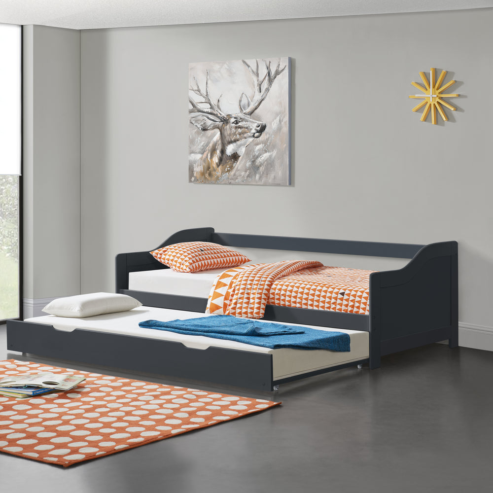 Tandembett 90x200 cm mit Lattenrost [en.casa] - premiumXL