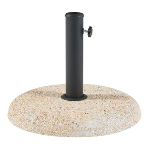 Stojan na slunečník Bitritto beton Ø45x6 cm [casa.pro]
