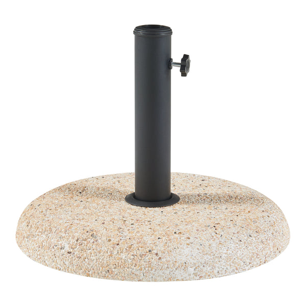 Stojan na slunečník Bitritto beton Ø45x6 cm [casa.pro]