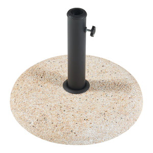 Stojan na slunečník Bitritto beton Ø45x6 cm [casa.pro]