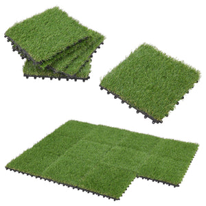 Umělé trávníkové dlaždice Wiesloch sada 11 kusů 1m² [en.casa]