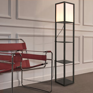 Stojací lampa Stapleford s policí [lux.pro]