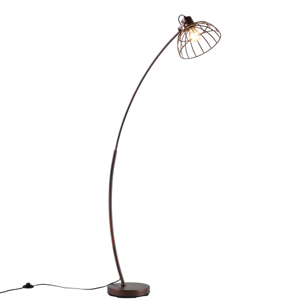 Stehlampe Portsmouth Rostbraun [lux.pro] - premiumXL