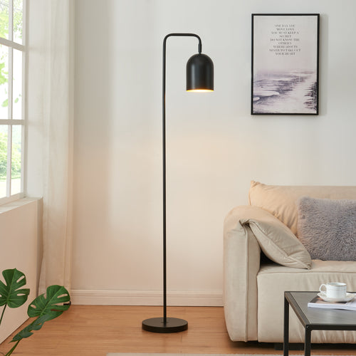 Stehleuchte Barnard Metall 159 cm Schwarz [lux.pro] - premiumXL