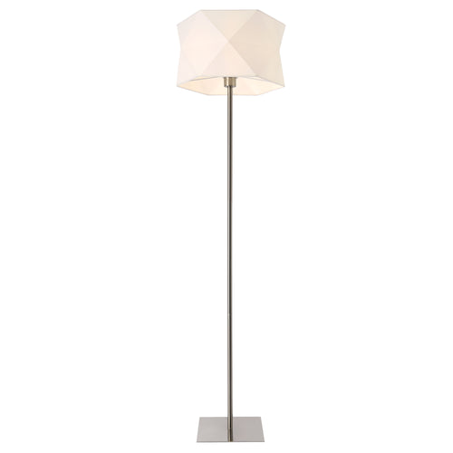Stehleuchte Narwa 152 cm E27 60W Metall Chrom/Weiß lux.pro - premiumXL