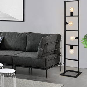 [lux.pro] Stojací lampa "Plauen" 4x E27 142,5 cm