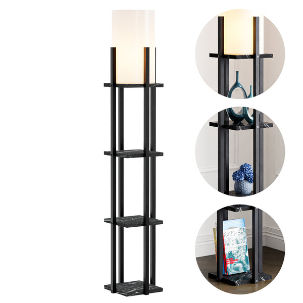 Stolní lampa Stourbridge s policemi [lux.pro]