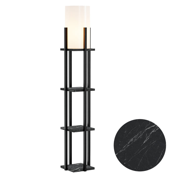 Stolní lampa Stourbridge s policemi [lux.pro]