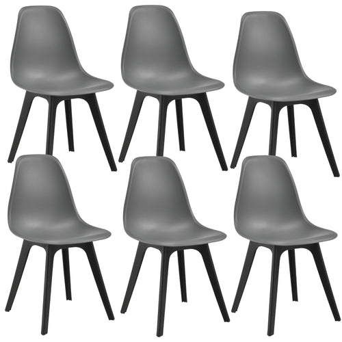 6er - Set Esszimmerstuhl Brevik 83x54x48 cm in versch. Farben en.casa - premiumXL