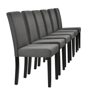Esszimmerstuhlset Hamburg Textil [en.casa] - premiumXL