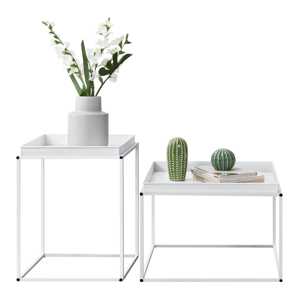 2er - Set Tabletttisch Helier in versch. Größen und Farben en.casa - premiumXL