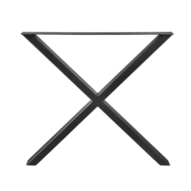 Maßskizze [en.casa]® Stolní nohy do "X" AATL-57xx