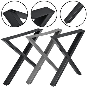 [en.casa]® Stolní nohy do "X" AATL-57xx