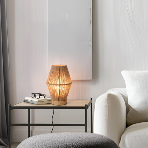 Tischleuchte Arundel 1xE27 Holzoptik/Natur [lux.pro] - premiumXL