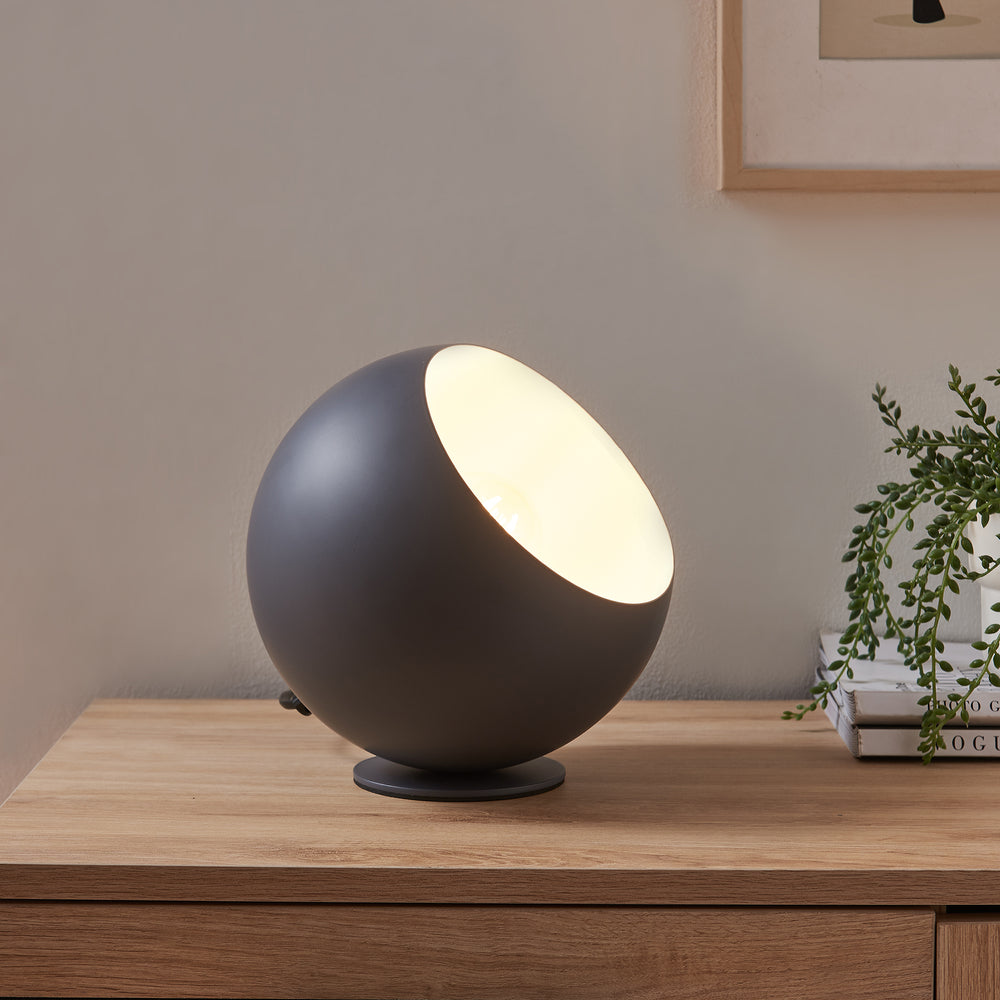 Stolní lampa Lukkodso 1xE27 Ø20x20 cm kov [lux.pro]