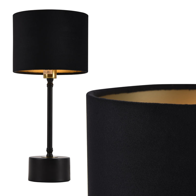 Maßskizze [lux.pro] Stolní lampa "Deventer" HT18814X