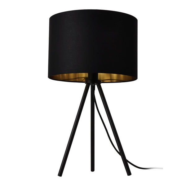 Stolní lampa Metz Max 40W s látkovým stínidlem a kovovými nohami lux.pro