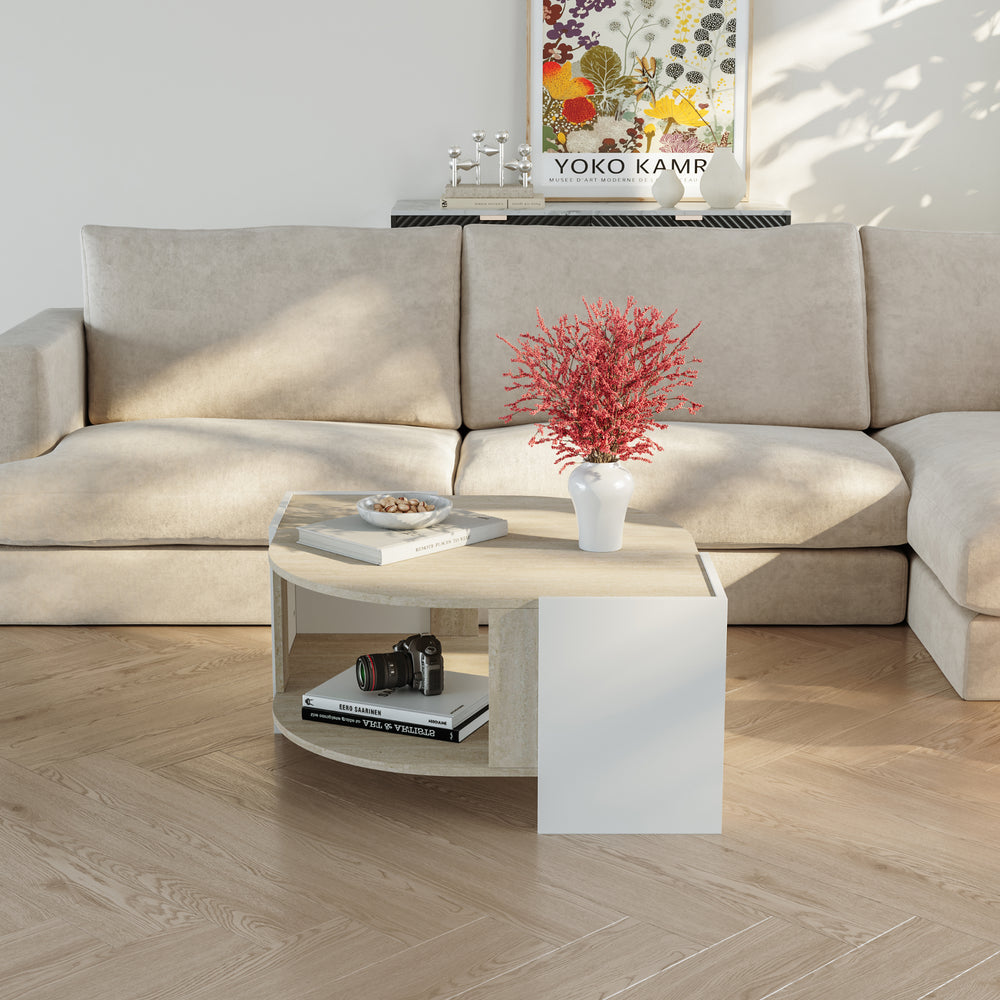 Konferenční stolek Klipsari 75x75x40 cm [en.casa]