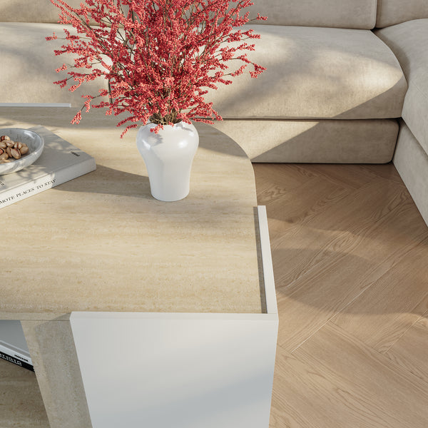 Konferenční stolek Klipsari 75x75x40 cm [en.casa]