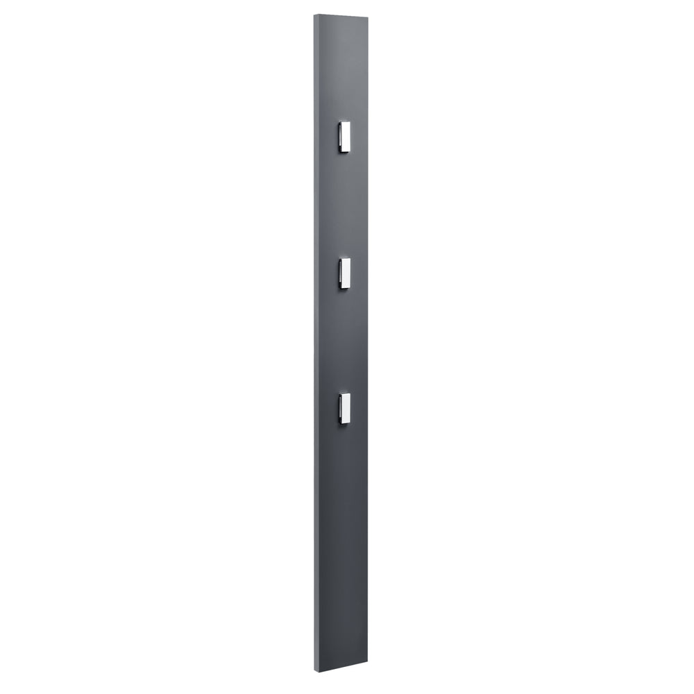 Wandgarderobe Hansnes mit 3 Klapphaken 165 cm versch. Farben [en.casa] - premiumXL