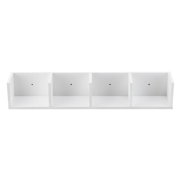 Nástěnná police Ekerö 95 x 17 x 16,5 cm různé barvy en.casa