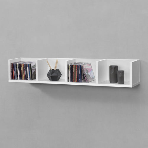 Nástěnná police Ekerö 95 x 17 x 16,5 cm různé barvy en.casa