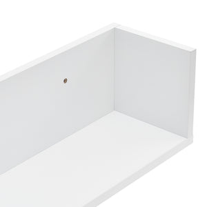 Nástěnná police Elverum 75 x 16,5 x 16,5 cm sada 2 ks různé barvy en.casa