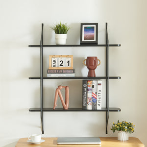 Nástěnná police Østfold 100x80x21 cm [en.casa]