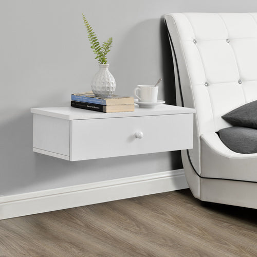 [en.casa]® Noční stolek na stěnu ABWD-01X1