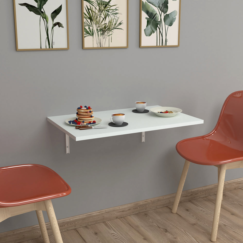 Wandklapptisch Klepp 72x45cm Weiß [en.casa] - premiumXL