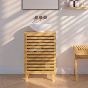 Skříňka pod umyvadlo Iveland 60x40x30cm bambus [en.casa]