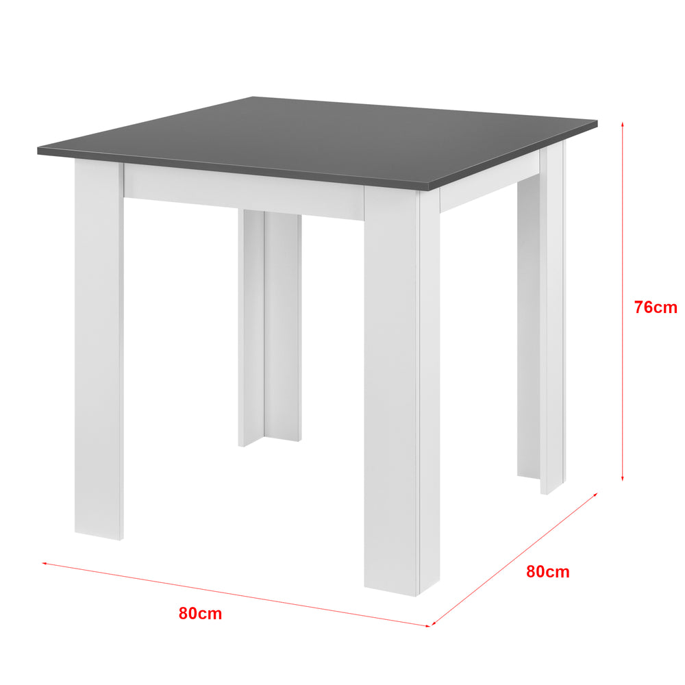 Jídelní stůl Algermissen 80x80x76 cm pro 4 osoby různé barvy en.casa