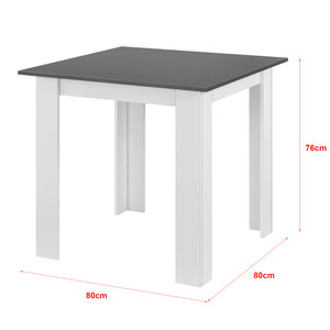 Jídelní stůl Algermissen 80x80x76 cm pro 4 osoby různé barvy en.casa