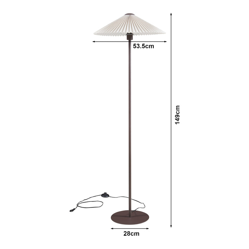 Maßskizze Stojací lampa Appledore [lux.pro]