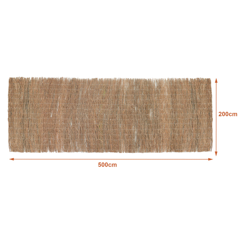 Maßskizze Proutěný plot Brielle [casa.pro]